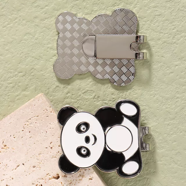 Panda Style Golf Ball Marker Magnetic Golf Hat Clip Alloy Professional Ball Mark