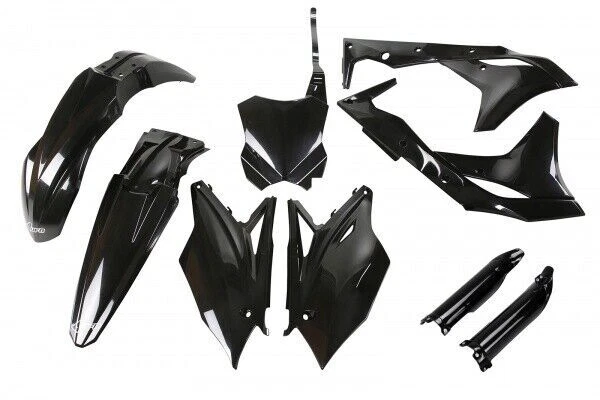 Kit Carénage Complet Noir UFO PLAST Pour Kawasaki KXF 450 2018 - Protection Et Style Motocross
