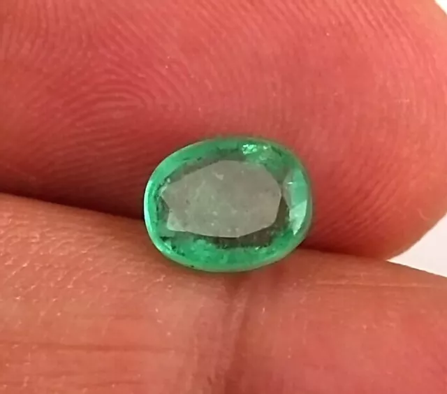 SHOLA Echt 1,64 Ct Natürlicher Grün Smaragd aus Kolumbien