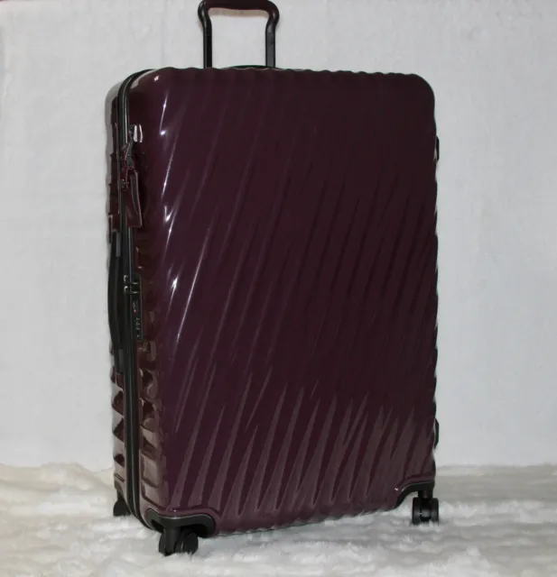 TUMI 19 Degree Extended Trip Expandable 4 Wheel Packing Suit Case Luggage Plum