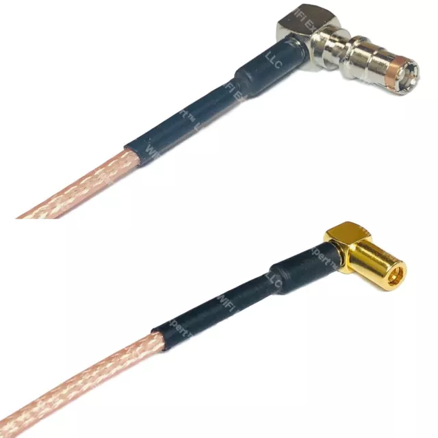 RG316 Fakra Female Angle to SMB MALE ANGLE RF Cable Rapid-SHIP LOT