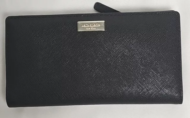 KATE SPADE NEW York Vtg Saffiano Leather Travel Wallet Black $30.82 ...