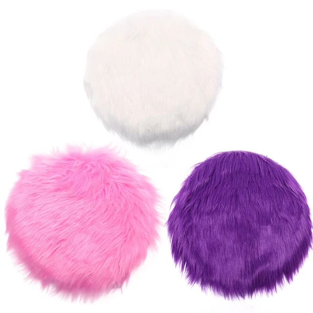 Cuscino rotondo lana calda tinta unita imbottitura cuscino ispessimento sedia da pranzo CushioBYH