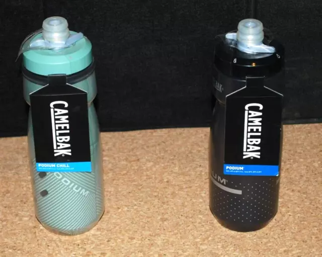 Podium Chill Insulated Water Bottle by Camelbak, 21 oz Black, Green, or Gray