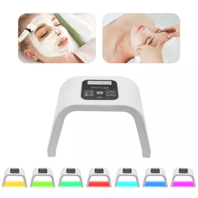 PDT Machine 7 Colors Photon LED Light Therapy Facial Skin Rejuvenation Beauty AU