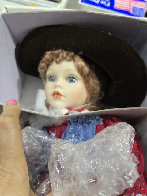 New In Box Court of Dolls Cowgirl  Porcelain Doll Collectible