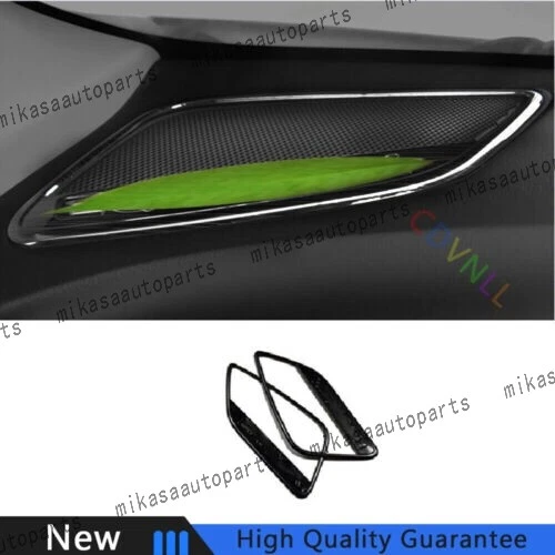 For Chevrolet Equinox 2018-2021 Black Titanium Console Dashboard Horn Cover Trim