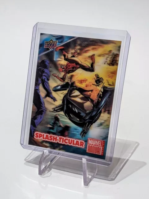 Spider-man SPLASH-TICULAR 3D Insert Card #S17 - UD Marvel Annual 2020-21