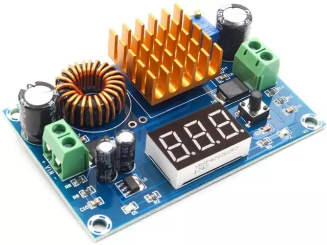 LED  5A  DC-DC Boost Step-up Voltage Converter DC 3V-35V to DC 5V-45V XH-M411