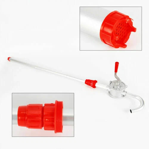 55 Gallon Manual Transfer Pump Oil Gas Barrel Drum Pump  Dispenser 10 GPM NEW