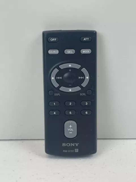 Genuine OEM RM-X151 Sony Car Stereo Remote Control CDX-GT340 CDX-GT240 CDX-GT33W