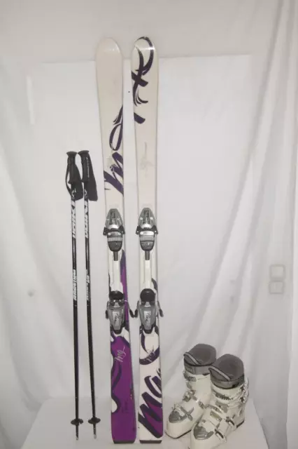 Fischer Ski " Pure " Top Lady Allround Carver 160 Cm + Skischuhe Gr:41 Im Set