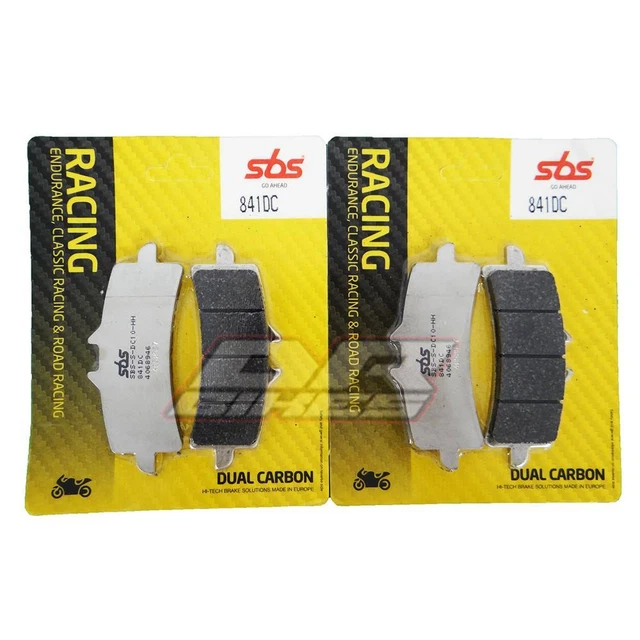 Bremsbelag Vorne SBS 841DC Dual Carbon Racing APRILIA, DUCATI, KAWASAKI