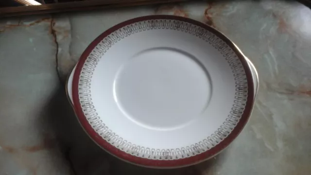 Vintage Royal Grafton Fine English Bone China Majestic Pattern Sandwich Plate