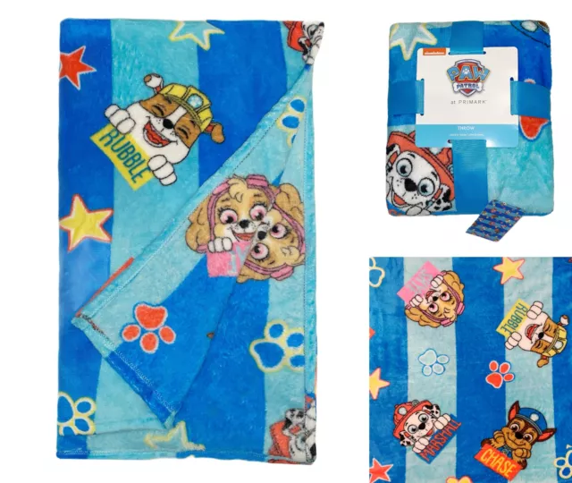 Paw Patrol Plüsch Kuscheldecke Fleecedecke Kinderdecke Fleecke Decke 120x150cm.