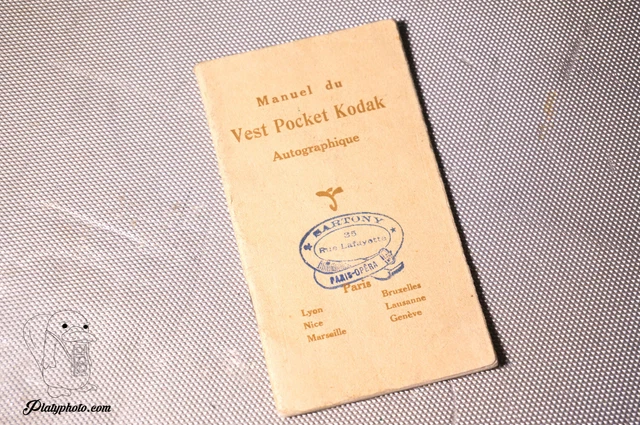 -Fr- Kodak Vest Pocket Autographique Mode D'emploi Notice Manual
