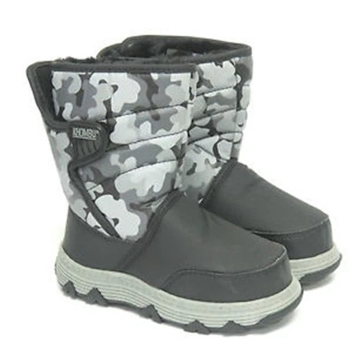 KHOMBU JUNIPER WINTER Snow Boots w Thermolite Insoles UK 11 Kids Black Camo 14.99 PicClick UK