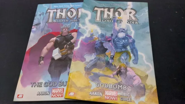 Thor God Of Thunder bundle Paperback TPB Graphic Novel Jason Aaron Ron Garney