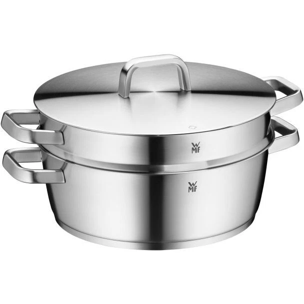 WMF HAUSRAT Iconic Bräter mit Dampfgareinsatz,