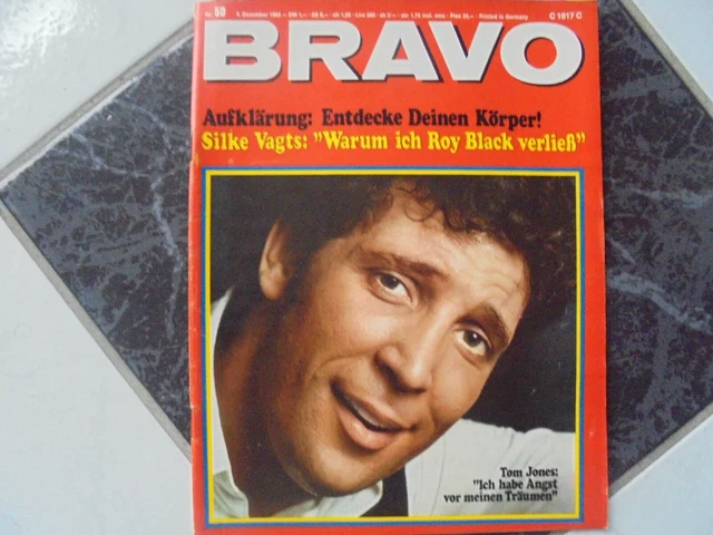 BRAVO 50/1968 TB:Tom Jones!/Roy BLack/SS:Cliff Richard!/Heintje!/Bee Gees!/Kpl.