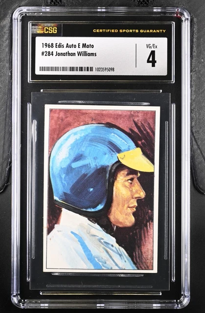 Jonathan Williams 1968 EDIS AUTO E MOTO CARD NOT PANINI #284 CSG 4