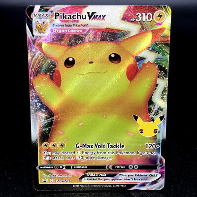 pikachu vmax 25th anniversary