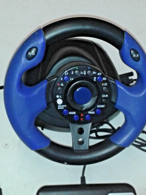 PS2 ps1 Xbox Gamecube / steering wheel and pedals. Tested working. Same day post