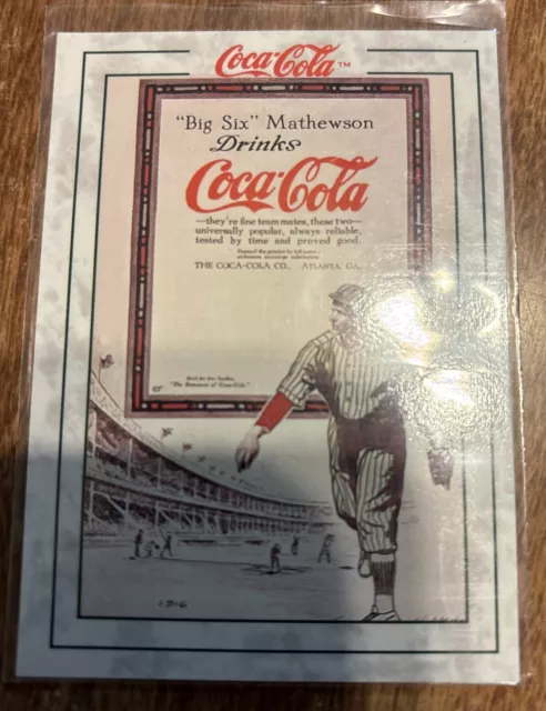 The Coca-Cola Collection CHRISTY MATHEWSON Insert Trading Card #CM-2 1994 SER 2