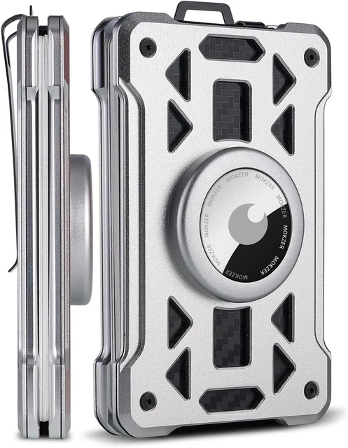 Portafoglio Uomo Con Scomparto Airtag - Pelle Vera, Protezione RFID, Per Carte E Monete - Foto 6