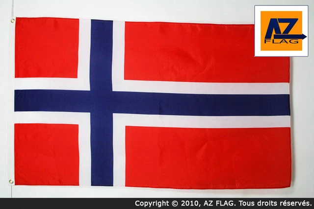 AZ FLAG Drapeau de la Norvège – 150 x 90 cm – Bannière