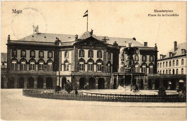 CPA AK METZ - theater square - Place de la Comedie (454917)