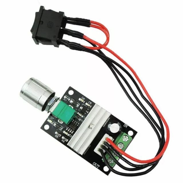 6V/12V/24V 3A PWM DC Motor Speed Controller Reversible Variable Driver Switch 3