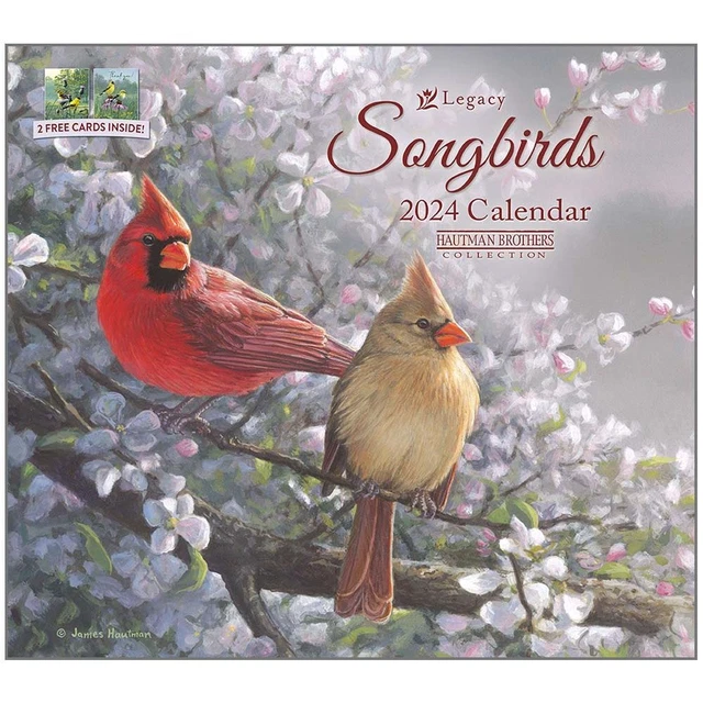 LEGACY PUBLISHING GROUP, Songbirds Special Edition 2024 Wall Calendar