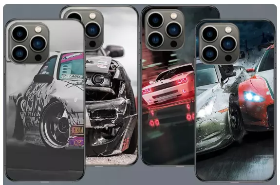 Luxury Sports Car Drift JDM Coque Cover Case For Iphone 15 Pro Max 14 13 12 11