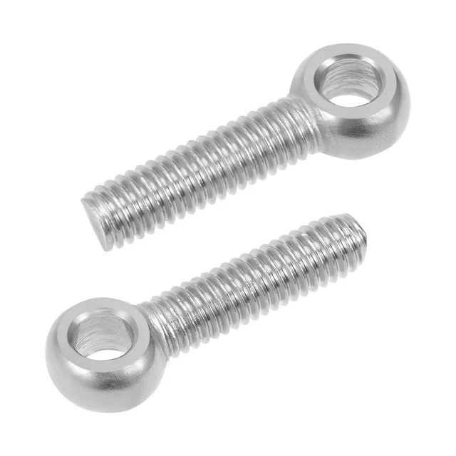 10pcs Boulon à œil anneau levage M6 x 25mm acier inoxydable 304 filetage