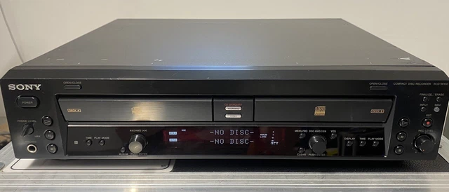 Sony Rcd W100 SONY RCD-W100 CD CD-Recorder Fernbedienung Rohlinge Schwarz Brenner ...