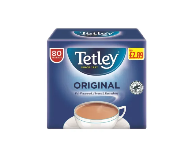 Tetley 80s Tea Bags 6 X 80