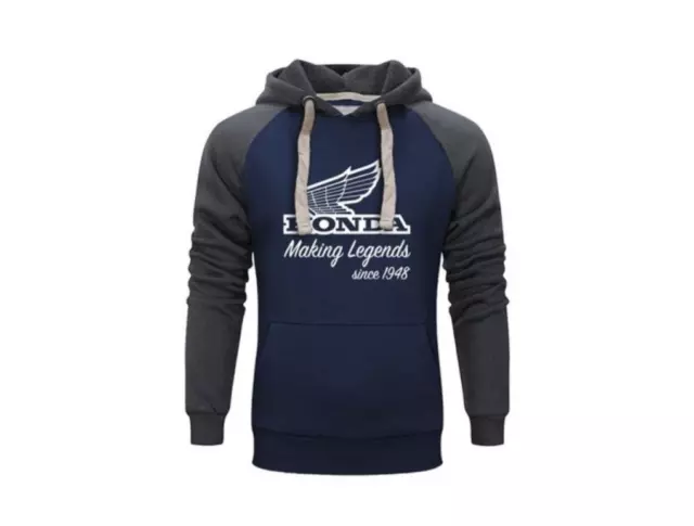 Genuine Honda Legend Maker Hoodie In Blue XS To XXL Vintage Collection