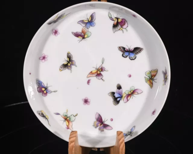 6“China ancient Qing Dynasty Yongzheng Enamel Butterfly Love Pattern Pen washing 2