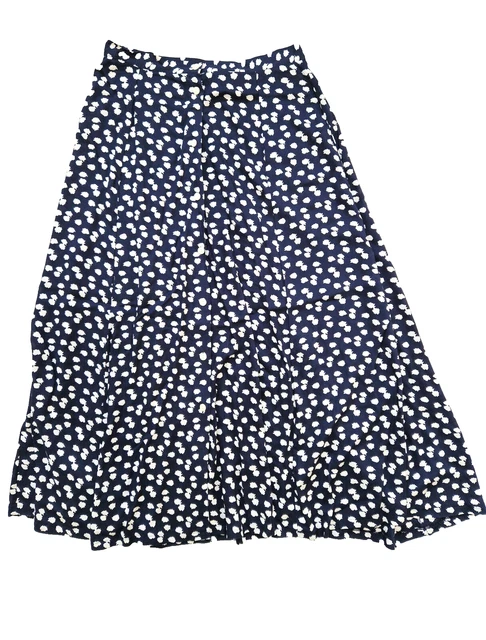 Jupe Mi-longue Mamouchka Gris Moutarde - Taille 38 - 100% Polyester - Neuve Sans étiquettes - Made In France