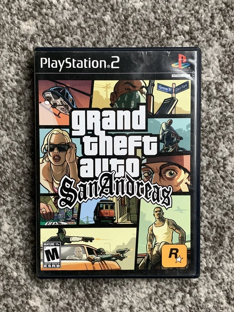 GRAND THEFT AUTO San Andreas Playstation 2 jeu et étui PS2, PAS de ...