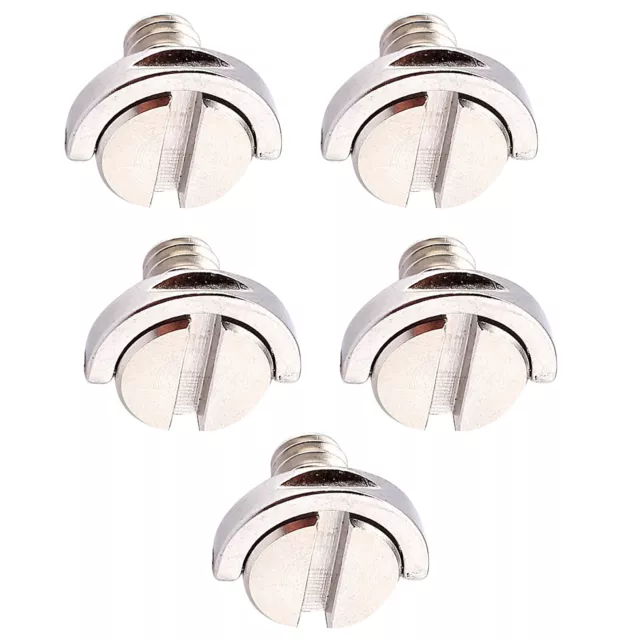 5pcs Stainless D-Ring Adapter Tripod Monopod Quick Release Plate Camera Screw C