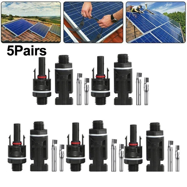 Connecteur De Câble De Commande 5 Broches Pour Soudage TIG - 1 Jeu (fiche + Prise), Dimensions : Fiche 8,1x2,7 Cm, Prise 4,5x1,9 Cm