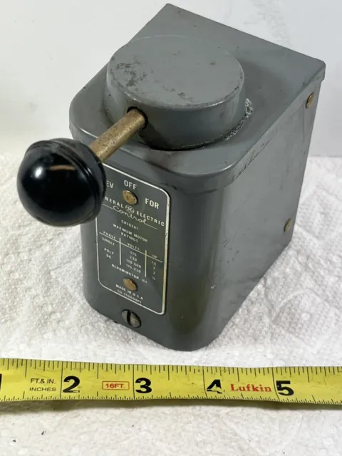 GE General Electric CR102-A1 Forward / Reversing Drum Switch APPEARS TO BE NOS