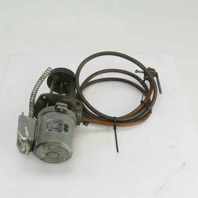 Yeong Chyuan Type YC Coolant Pump 1/8HP 110/220V 2850/3450 RPM 0.5A 5-1/4" Depth