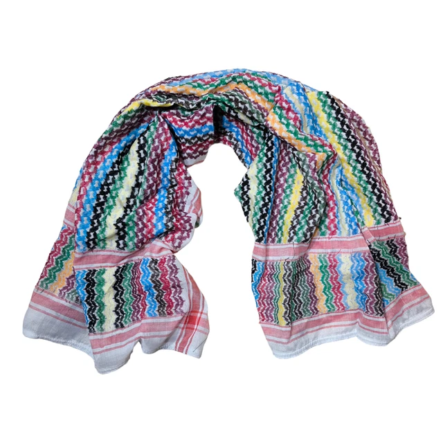 Palästina-Schal 125x125cm - Weicher Polyester-Schal Mit Quasten Für Kopf & Hals