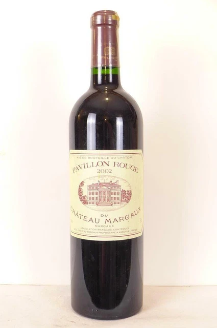 margaux pavillon rouge du château margaux rouge 2002 - bordeaux