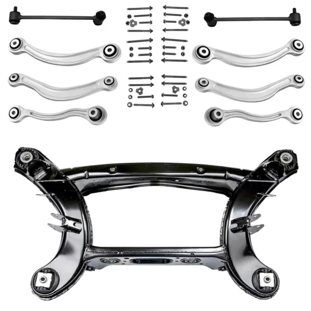 Achsträger hinten Mercedes Benz E-Klasse W212 u Querlenker u Schrauben 8 Teile