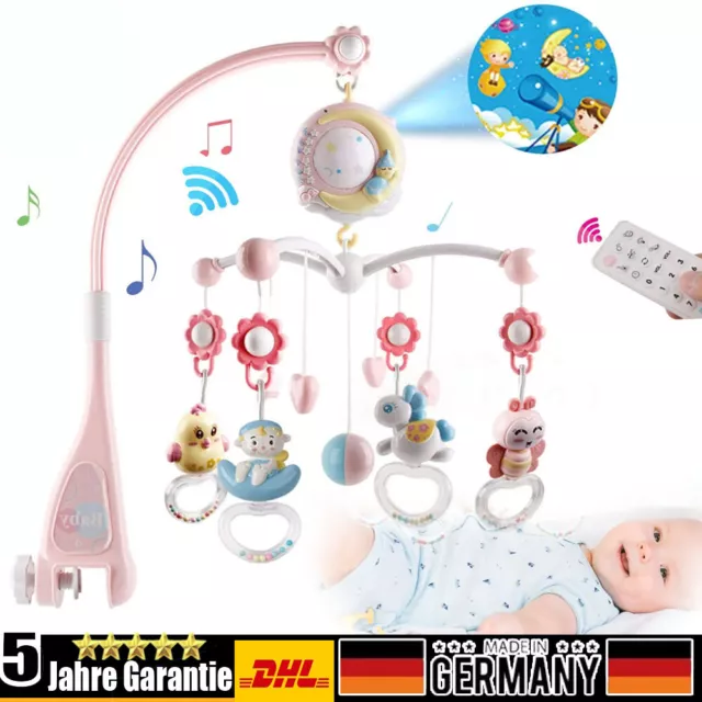 Baby Musikalische Bett Glocke Kinder Krippe Musical Mobile Kinderbett Musik NEU