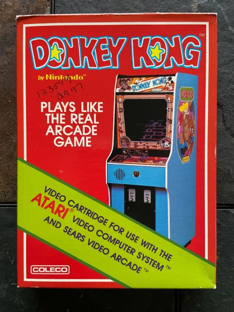 Atari 2600 Donkey Kong Game In Box Item #5002-15
